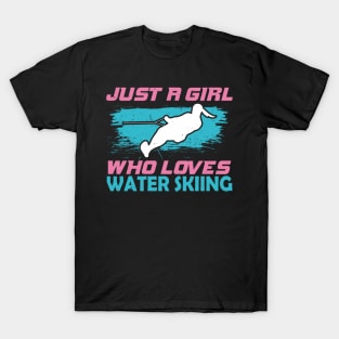 Water Ski Skiing Girl Gift T-Shirt